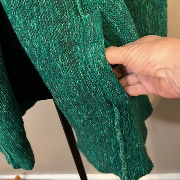 FREE PEOPLE Green Loch Raven Sweater Button Front Jacket Wool Blend Women’s XS - Picture 6 of 16